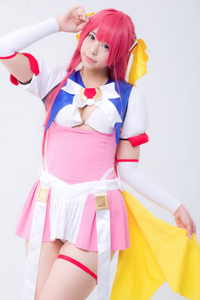 コスプレイヤー つぐ ムチムチな体がエロい 『超昂天使エスカレイヤー』 コスプレ画像