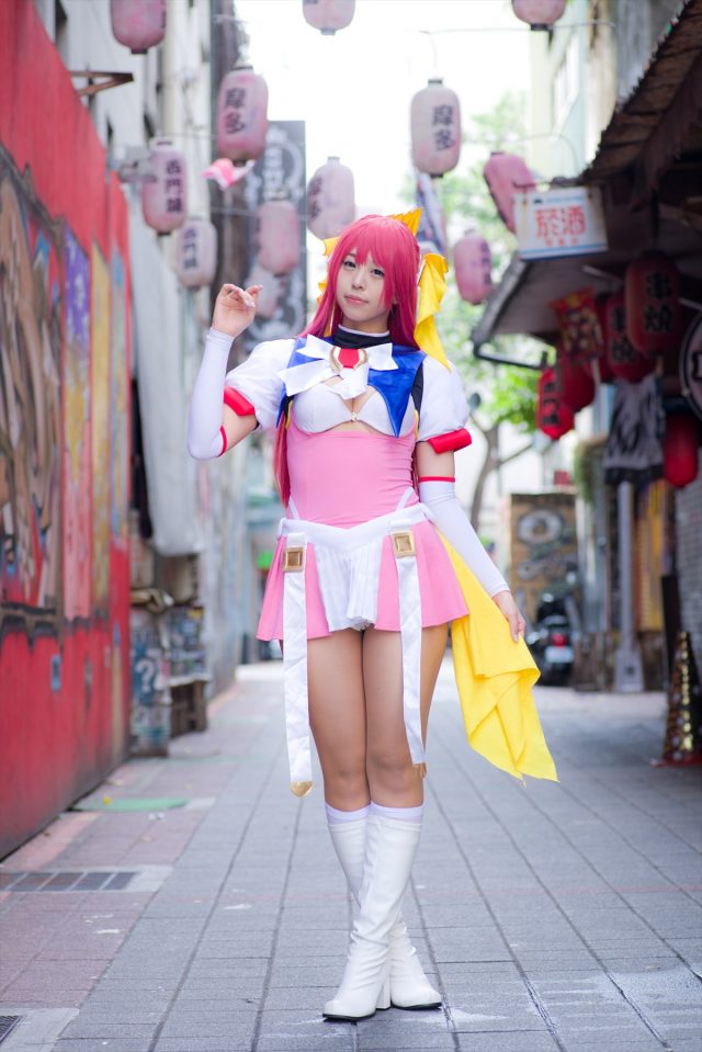 コスプレイヤー つぐ パンチラがエロい 『超昂天使エスカレイヤー』 コスプレ画像