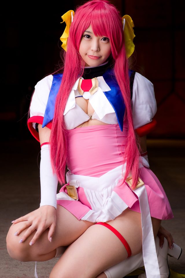 コスプレイヤー つぐ ムチムチな体がエロい 『超昂天使エスカレイヤー』 コスプレ画像