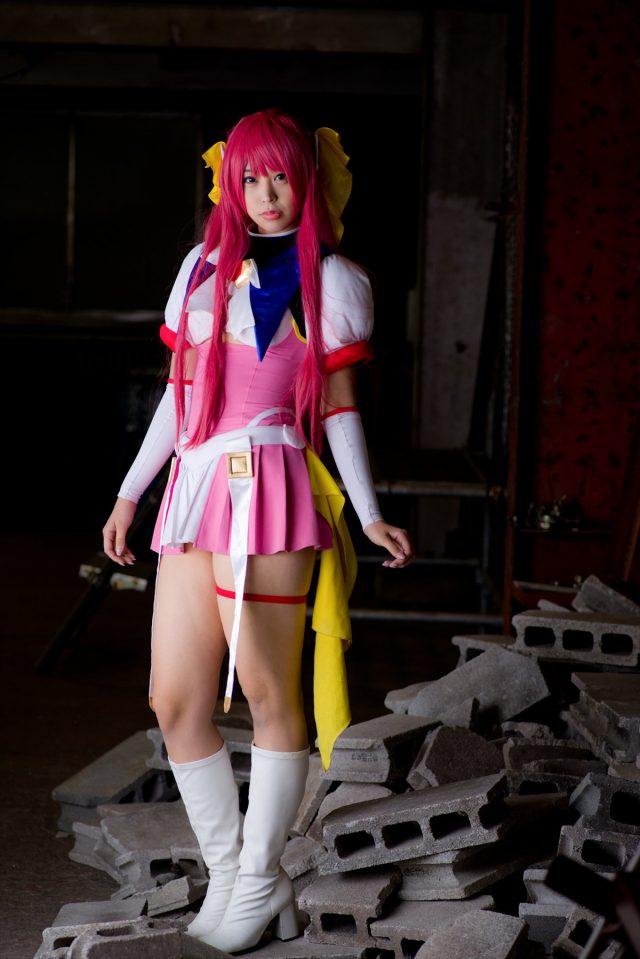 コスプレイヤーつぐ パンツが食い込んだ尻がエロい 『超昂天使エスカレイヤー』 コスプレ画像
