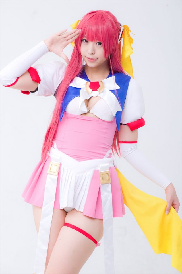 コスプレイヤー つぐ ムチムチな体がエロい 『超昂天使エスカレイヤー』 コスプレ画像