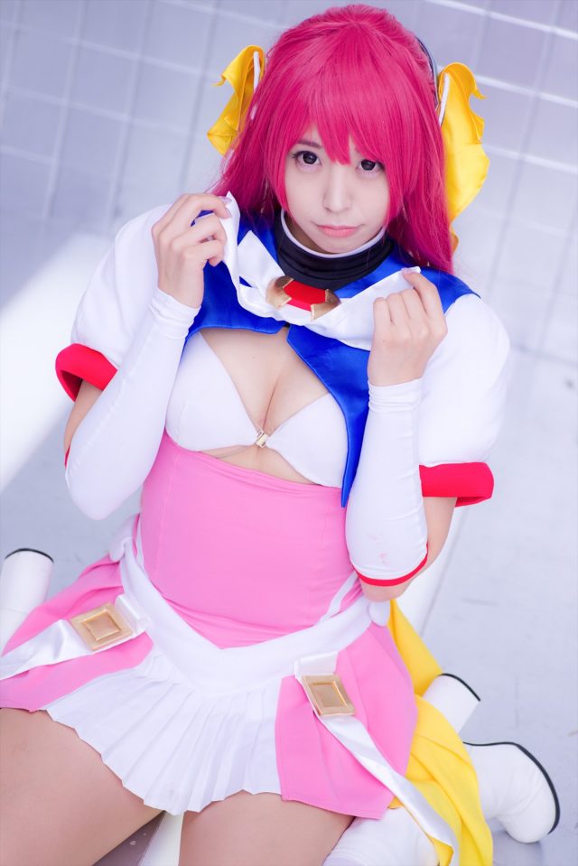 コスプレイヤー つぐ ムチムチな体がエロい 『超昂天使エスカレイヤー』 コスプレ画像