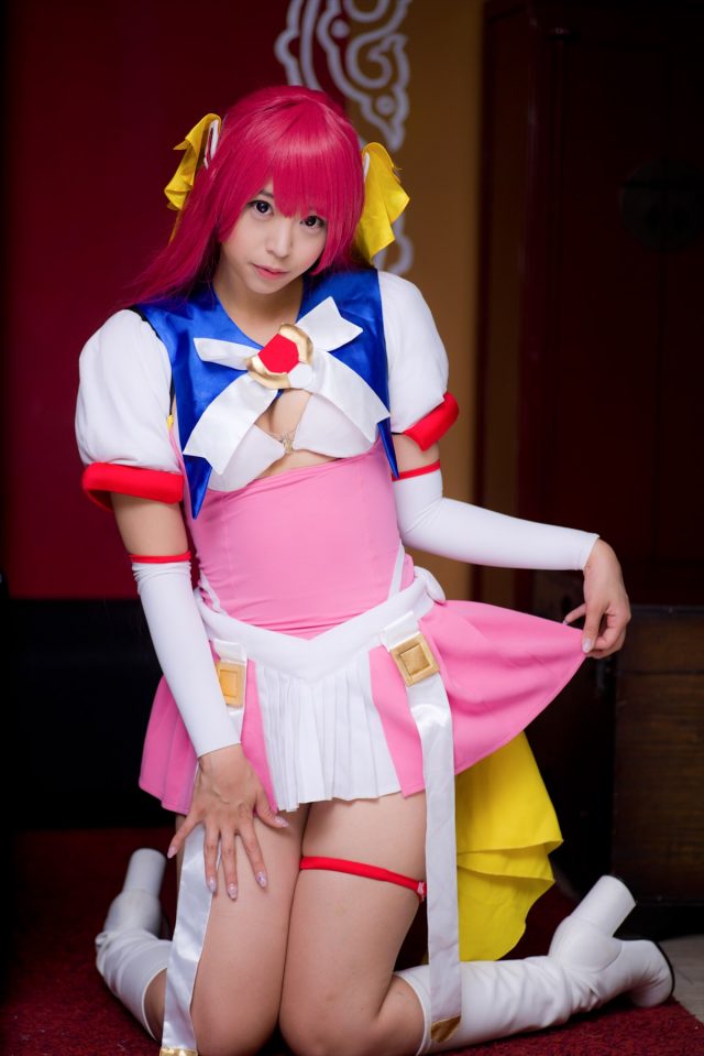 コスプレイヤー つぐ ムチムチな体がエロい 『超昂天使エスカレイヤー』 コスプレ画像