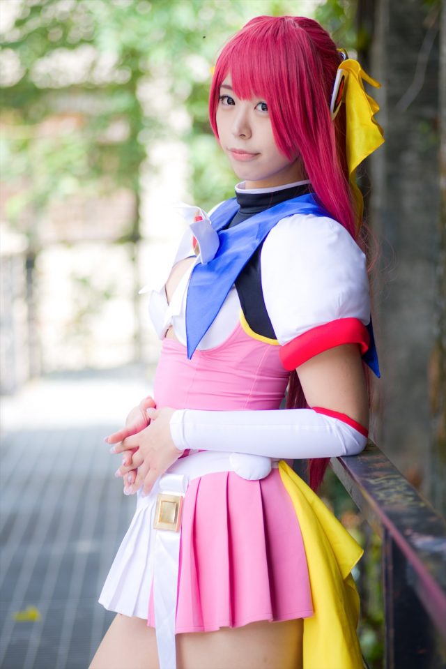 コスプレイヤー つぐ パンチラがエロい 『超昂天使エスカレイヤー』 コスプレ画像