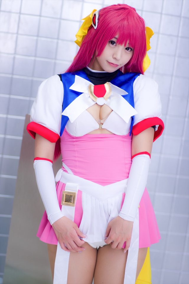 コスプレイヤー つぐ ムチムチな体がエロい 『超昂天使エスカレイヤー』 コスプレ画像