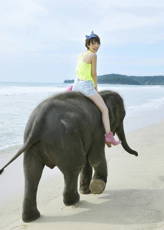 平野綾 パンツが見えそうなほど短いミニスカがエロい画像