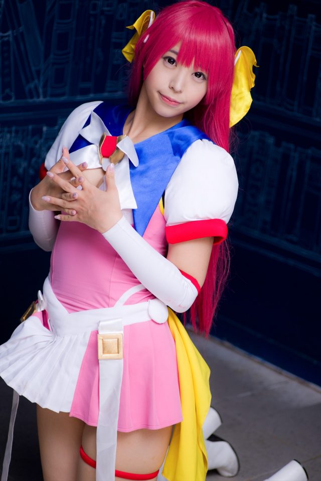 コスプレイヤー つぐ ムチムチな体がエロい 『超昂天使エスカレイヤー』 コスプレ画像