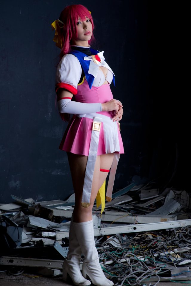コスプレイヤーつぐ パンツが食い込んだ尻がエロい 『超昂天使エスカレイヤー』 コスプレ画像