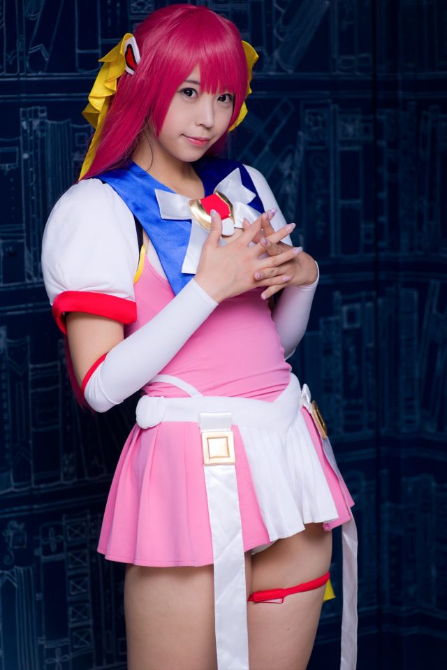 コスプレイヤー つぐ ムチムチな体がエロい 『超昂天使エスカレイヤー』 コスプレ画像