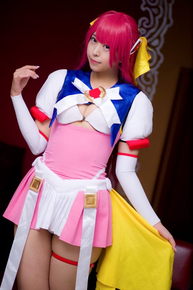 コスプレイヤー つぐ ムチムチな体がエロい 『超昂天使エスカレイヤー』 コスプレ画像