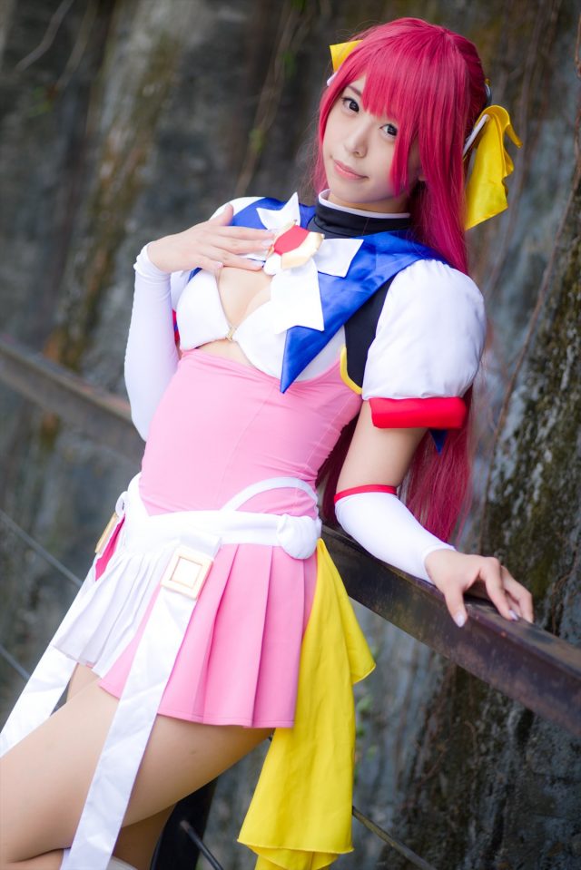 コスプレイヤー つぐ パンチラがエロい 『超昂天使エスカレイヤー』 コスプレ画像