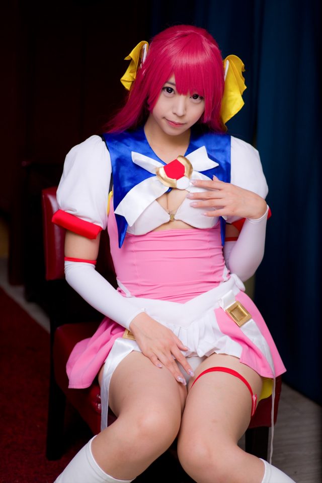 コスプレイヤー つぐ ムチムチな体がエロい 『超昂天使エスカレイヤー』 コスプレ画像