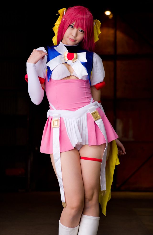 コスプレイヤー つぐ ムチムチな体がエロい 『超昂天使エスカレイヤー』 コスプレ画像