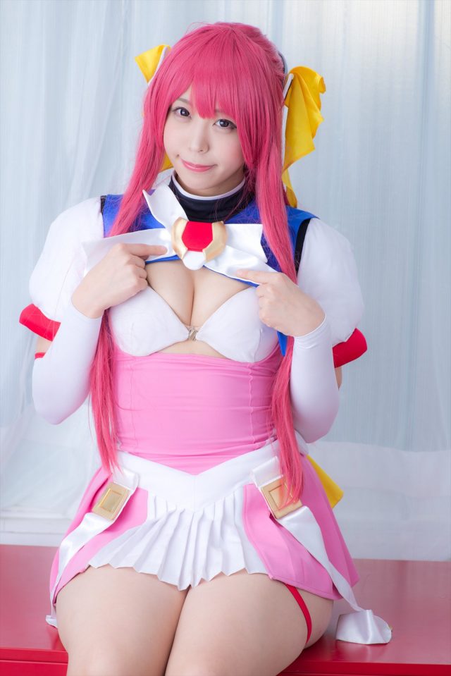 コスプレイヤー つぐ ムチムチな体がエロい 『超昂天使エスカレイヤー』 コスプレ画像