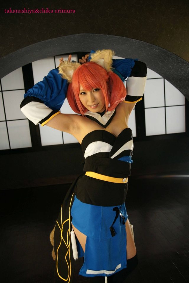 有村千佳 Fate キャスター コスプレ 画像