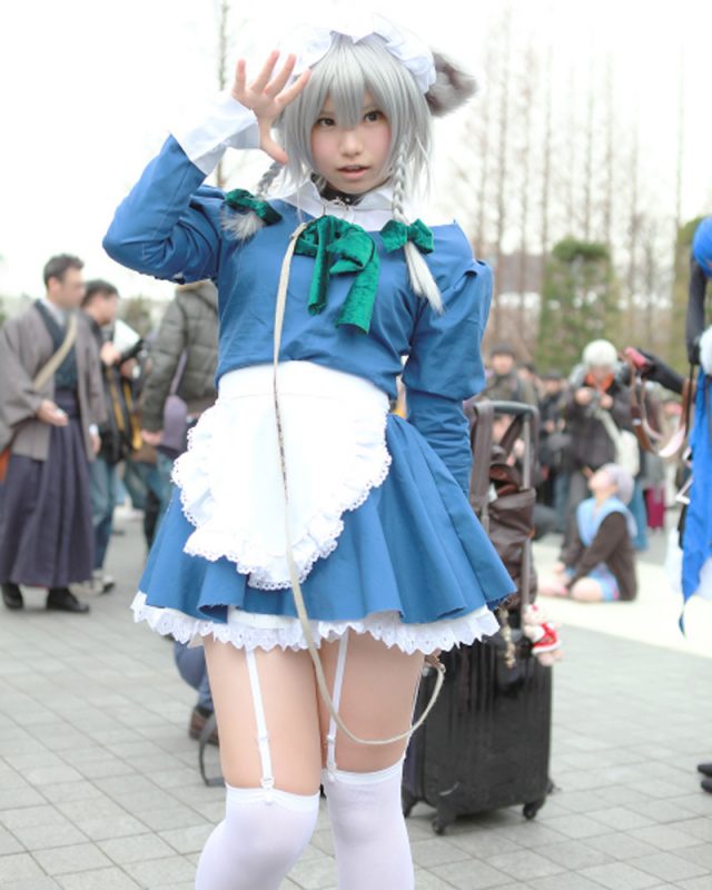 えなこ ムチムチな太ももが衣装から露出した「いぬさくや」コスプレがエロい画像