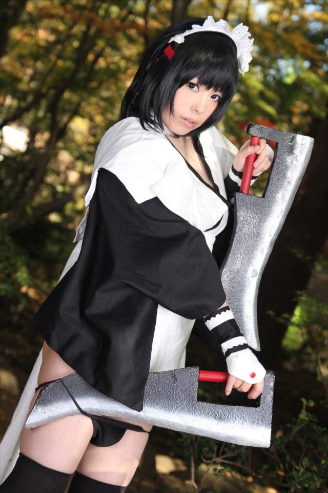 コスプレイヤー乃依 乳首が見えちゃう『サムライスピリッツ』いろはコスプレがエロい画像