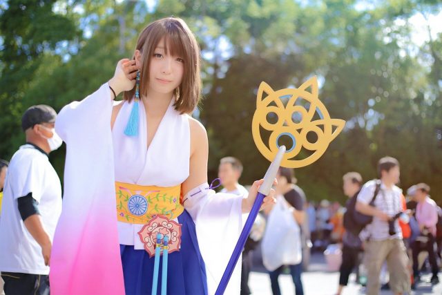 伊織もえ ユウナ コスプレ画像