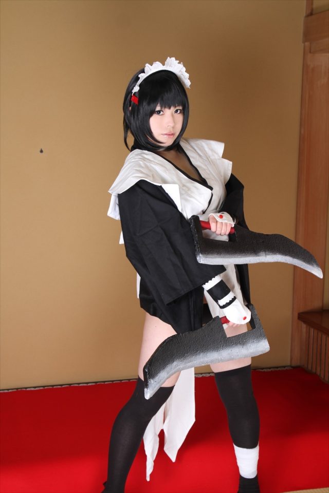コスプレイヤー乃依 乳首が見えちゃう『サムライスピリッツ』いろはコスプレがエロい画像