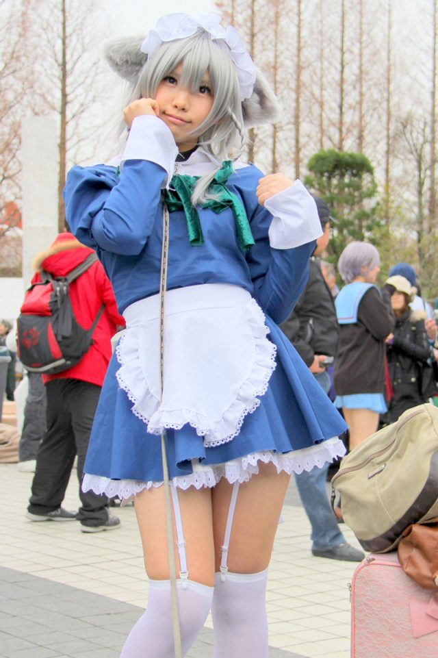 えなこ ムチムチな太ももが衣装から露出した「いぬさくや」コスプレがエロい画像