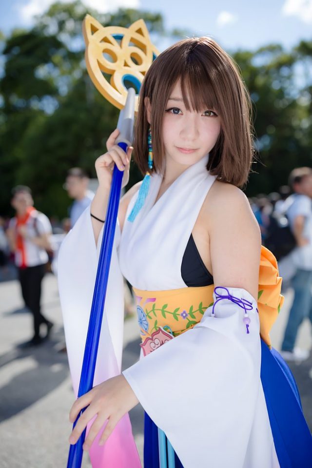 伊織もえ ユウナ コスプレ画像