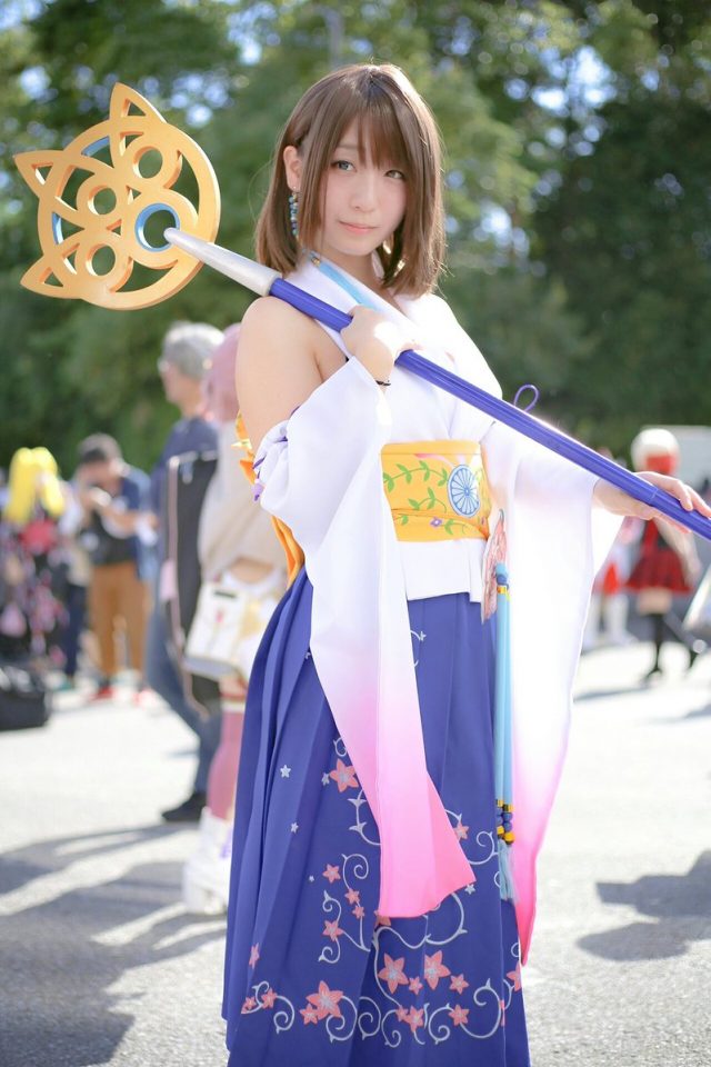 伊織もえ ユウナ コスプレ画像