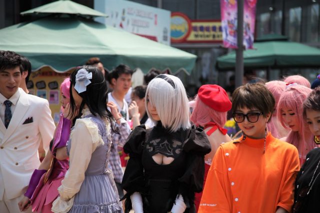 伊織もえ 第14回日本橋ストリートフェスタ2018 『NieR:Automata』 2Bのコスプレ画像