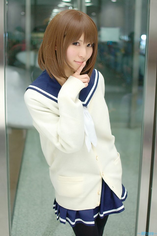 コスプレイヤー璃波 冬服セーラー服に黒タイツがエロい 『ラブプラス』 姉ヶ崎寧々のコスプレ画像