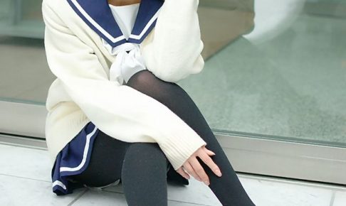 コスプレイヤー 璃波 ラブプラス 姉ヶ崎寧々 冬服セーラー服 コスプレ 画像