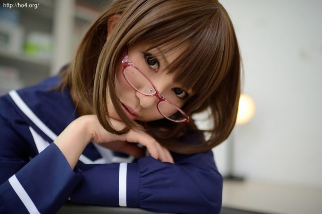 コスプレイヤー璃波 冬服セーラー服に黒タイツがエロい 『ラブプラス』 姉ヶ崎寧々のコスプレ画像
