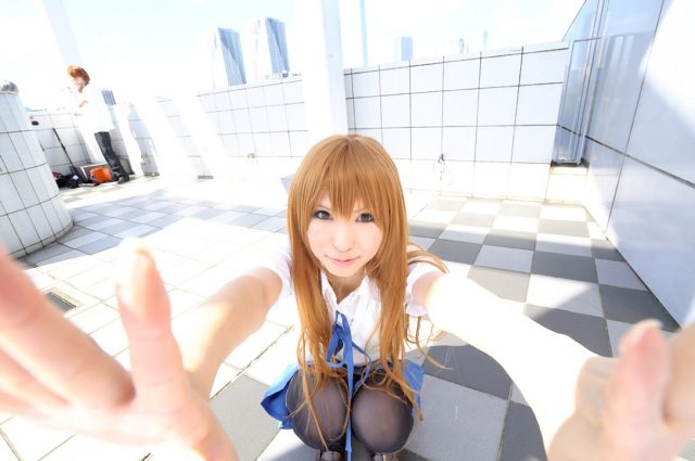 コスプレイヤー 璃波 ミニスカにニーハイがエロい 『とらドラ!』 逢坂大河の制服コスプレ画像