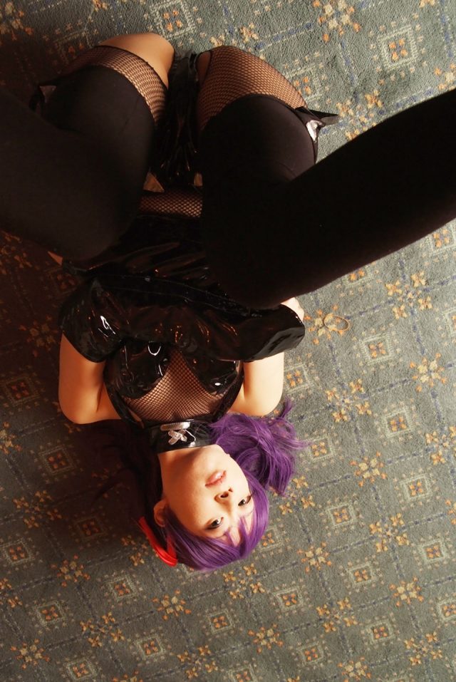 コスプレイヤー 桜井さち 網タイツのボンテージ衣装がエロい 『Fate stay night』 間桐桜のコスプレ画像