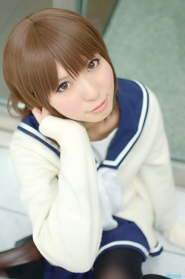 コスプレイヤー璃波 冬服セーラー服に黒タイツがエロい 『ラブプラス』 姉ヶ崎寧々のコスプレ画像