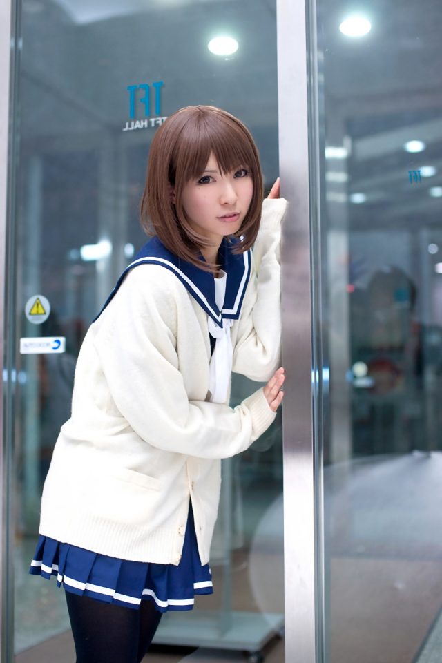 コスプレイヤー璃波 冬服セーラー服に黒タイツがエロい 『ラブプラス』 姉ヶ崎寧々のコスプレ画像