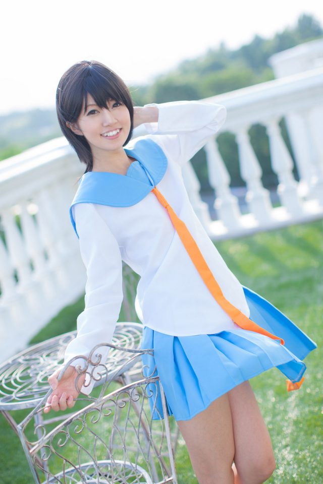 セクシー女優 朝倉ことみ パンチラやパイパンのマンコがエロい 『ニセコイ』 小野寺小咲の制服コスプレ画像