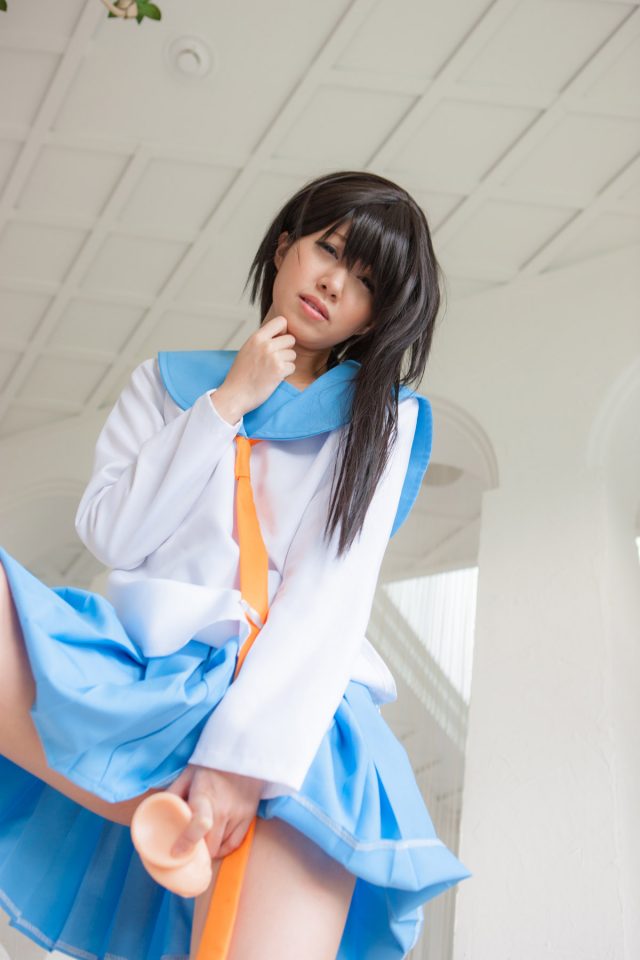 セクシー女優 朝倉ことみ ディルドフェラやオナニーがエロい 『ニセコイ』 小野寺小咲の制服コスプレ画像