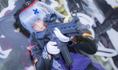 くろねこ 東京ゲームショウ2018 『ドールズフロントライン』 HK416のコスプレ画像